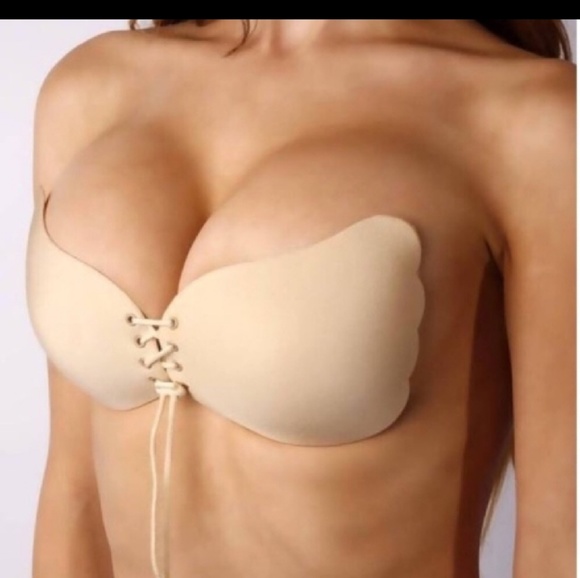 Push up silicone bra seamless invisible strapless - Picture 2 of 4